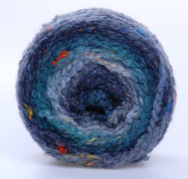 Efektní samovzorovací příze MarLen tyrkysová