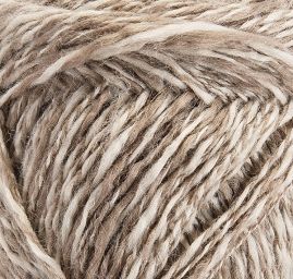 Vlněná pletací příze MarLen nestejné síly režná/smetanová