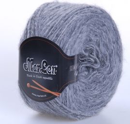 Vlněná příze MarLen šedý melír