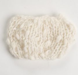 Pletací příze mohér směs MarLen s nopky a flitry