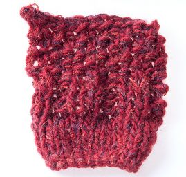 Vlněná příze MarLen vínový melír