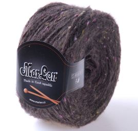 Vlněná příze MarLen hnědý melír