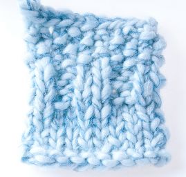 Vlněná pletací příze MarLen vlnka sv. modrý melír