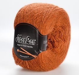 Vlněná příze MarLen alpaka/angora skořicová