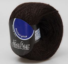 Vlněná pletací příze Marlen alpaka/angora tm.hnědá