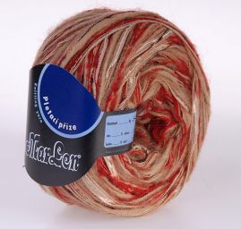 Pletací příze Marlen zlatočervená