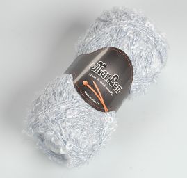 Mohérová pletací příze MarLen buklé světle modrá