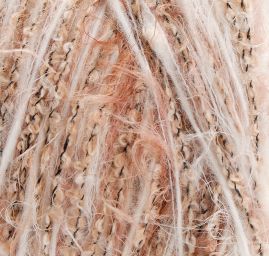 Efektní pletací příze Marlen hnědý melír s vlasem