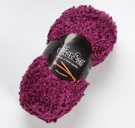 Mohérová pletací příze MarLen buklé fialová