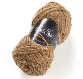 Merino vlněná pletací příze MarLen melír hnědá