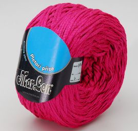Stužková příze Marlen s leskem fuchsiová