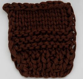 Stužková příze Marlen široká 9 mm tm.hnědá