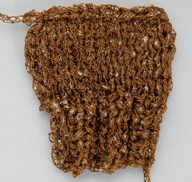 Efektní příze Marlen směs vis/PP hnědá