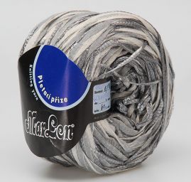 Efektní samovzorovací příze MarLen šedosmetanová