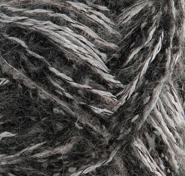 Vlněná směsová příze MarLen černohnědý melír 