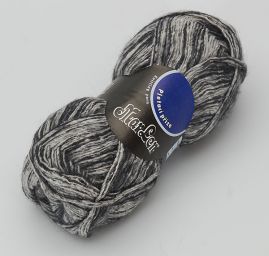 Vlna směs příze Marlen černošedý melír
