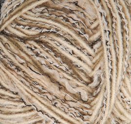 Vlna směs příze Marlen s buklé béžový melír