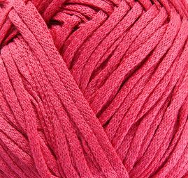Bavlněná pletací příze stužková fuchsiová