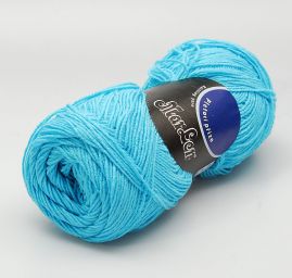 Pletací příze Marlen směsová bavlna světle modrá