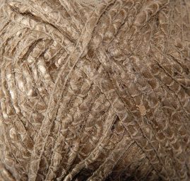 Efektní stužková příze Marlen hnědozlatá