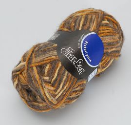 Vlna směs příze Marlen hnědozlatý melír