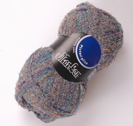 Vlněná pletací příze MarLen šedý melír