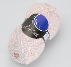 Melírová pletací příze Marlen fialovosmetanová