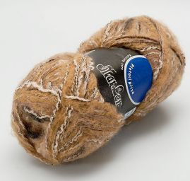 Moherová pletací příze Marlen hnědý melír