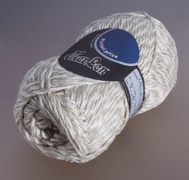 Bavlněná směsová příze béžovosmetanový melír