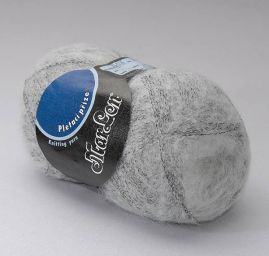 Moherová směsová příze Marlen šedo-černá  