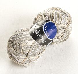 Bavlněná směsová příze Marlen šedobéžový melír