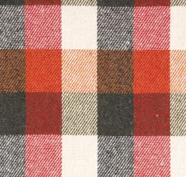 Vlněná košilová látka vzor velká kostka 