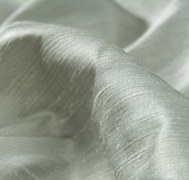 Šantung jednobarevný šedozelený II.jakost