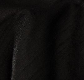 Šantung jednobarevný černý