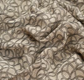 Lamé žakárová látka šatová oboustranná