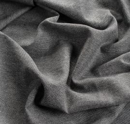 Tvídová látka UNI šedočerný melír