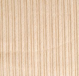 Pružný manšestr s širším proužkem světle hnědý