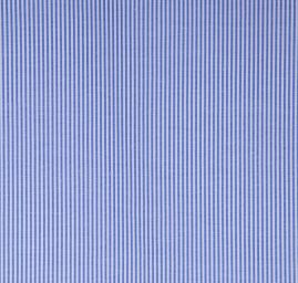 Pružná látka bavlna směs proužky modro/bílá 