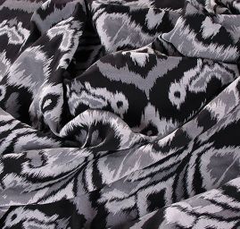 Efektní žakárová tkanina nevšední vzor