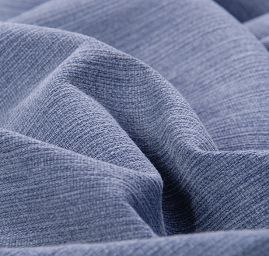 Riflovina pružná plastický proužek modrý melír