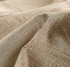 Umělé hedvábí imitace šantung šedohnědá