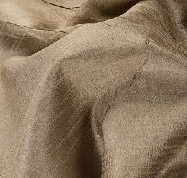 Umělé hedvábí imitace šantung šedohnědá