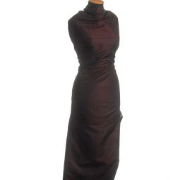 Šantung jednobarevný matný tmavě vínový II.jakost