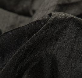 Umělé hedvábí imitace šantung černý