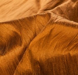 Umělé hedvábí imitace šantung měděný 