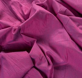 Šantung šanžán jemný růžový/modrý