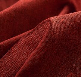 Šantung jednobarevný matný hnědý