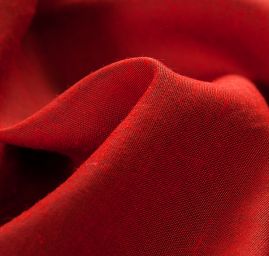 Šantung jednobarevný matný tm.červený