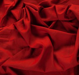 Šantung jednobarevný matný tm.červený