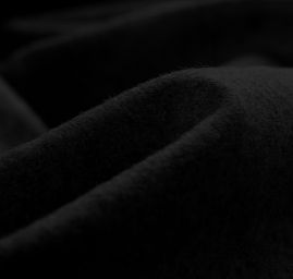 Vlněné sukno černé s vlasem